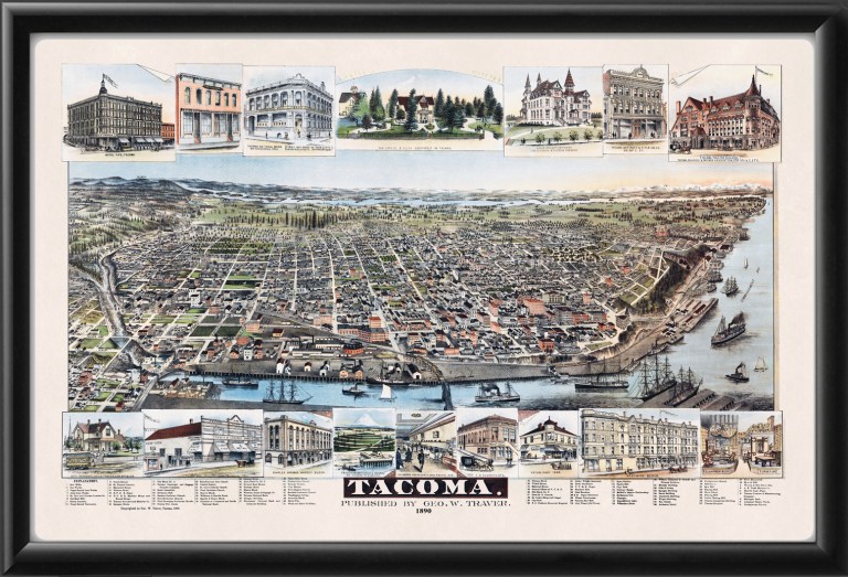 Tacoma WA 1890 George W. Traver