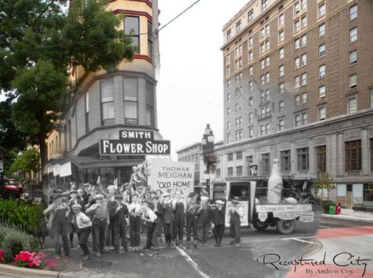 Kids in the theatre district